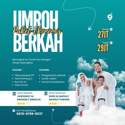 PAKET UMROH BERKAH EKONOMI