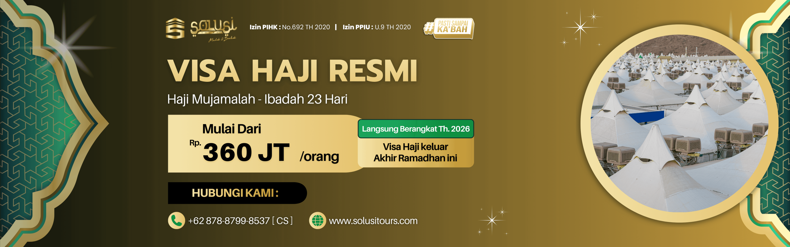Visa Haji Resmi Mujamalah berangkat Tahun 2026